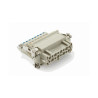 Insert HE, Quick Connection à ressort, femelle, 16 pin, 16A, Polycarbonate, 16B|32B 